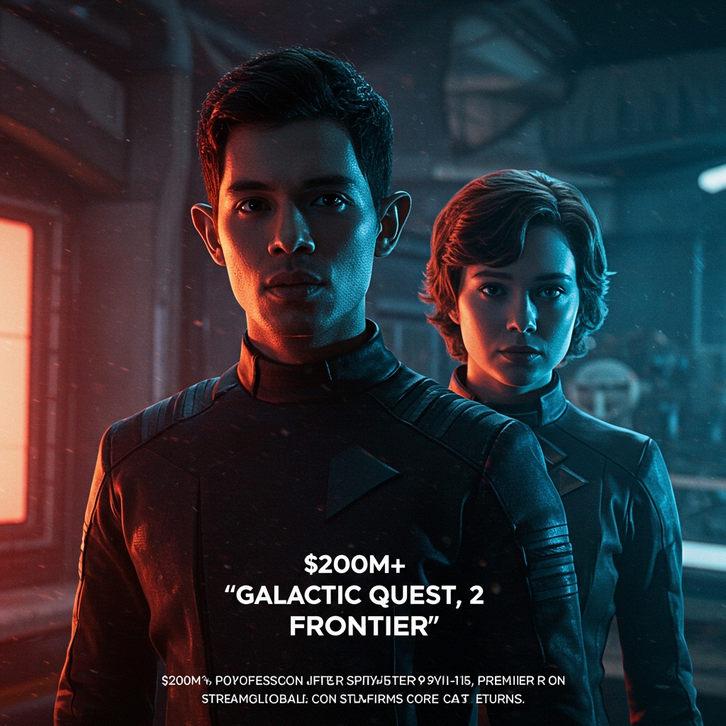 $200M+ 'Galactic Quest: Frontier' Sets March 15, 2025 Premiere on StreamGlobal, Confirms Core Cast Returns