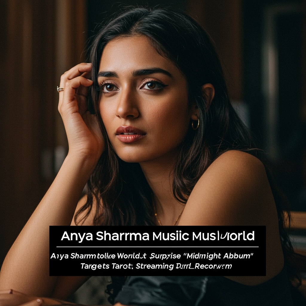 Anya Sharma Shakes Music World with Surprise 'Midnight Bloom' Album Drop, Targets Streaming Record