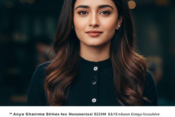 Anya Sharma Strikes Monumental $250M Exclusive Streaming Deal with Global Music Streaming Inc., Reshaping Digital Landscape
