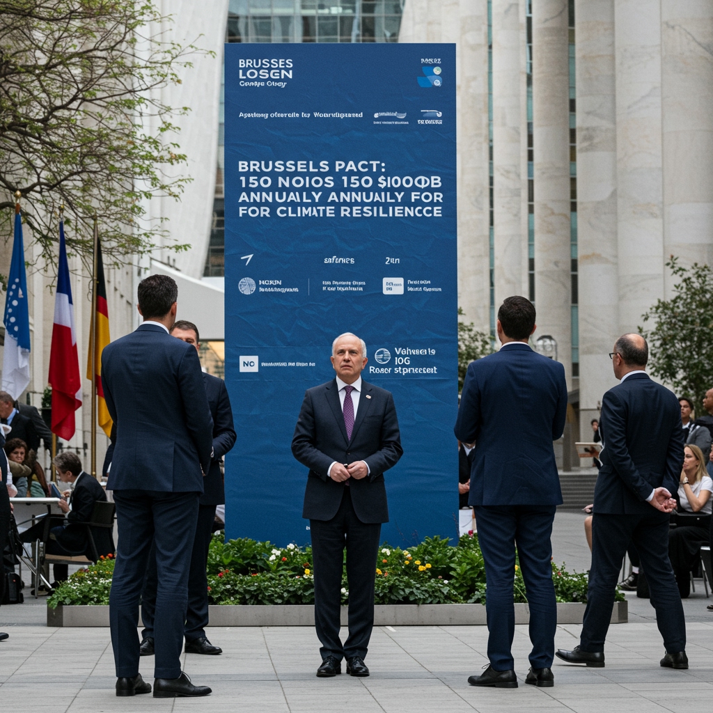 Brussels Pact: 150 Nations Pledge $100B Annually for Climate Resilience