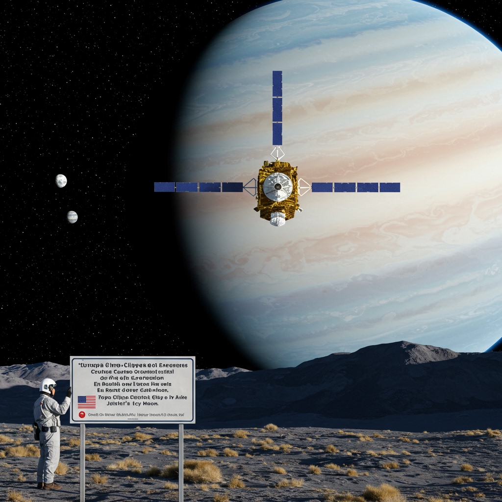 Europa Clipper Executes Crucial Course Correction En Route to Jupiter's Icy Moon