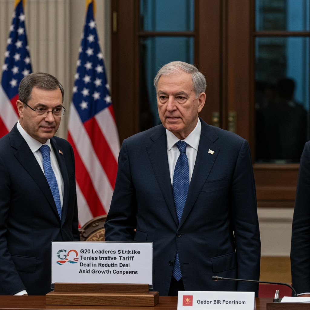 G20 Leaders Strike Tentative Tariff Reduction Deal in Geneva Amid Growth Concerns