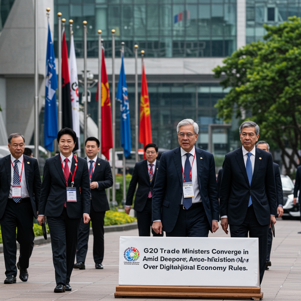 G20 Trade Ministers Converge in Singapore Amid Deep Divisions Over Digital Economy Rules