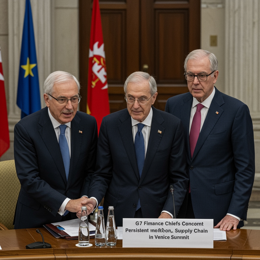 G7 Finance Chiefs Confront Persistent Inflation, Supply Chain Woes in Venice Summit