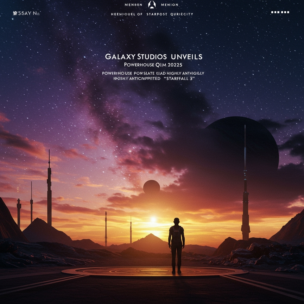 Galaxy Studios Unveils Powerhouse Q1 2025 Film Slate Led by Highly Anticipated "Starfall 3"