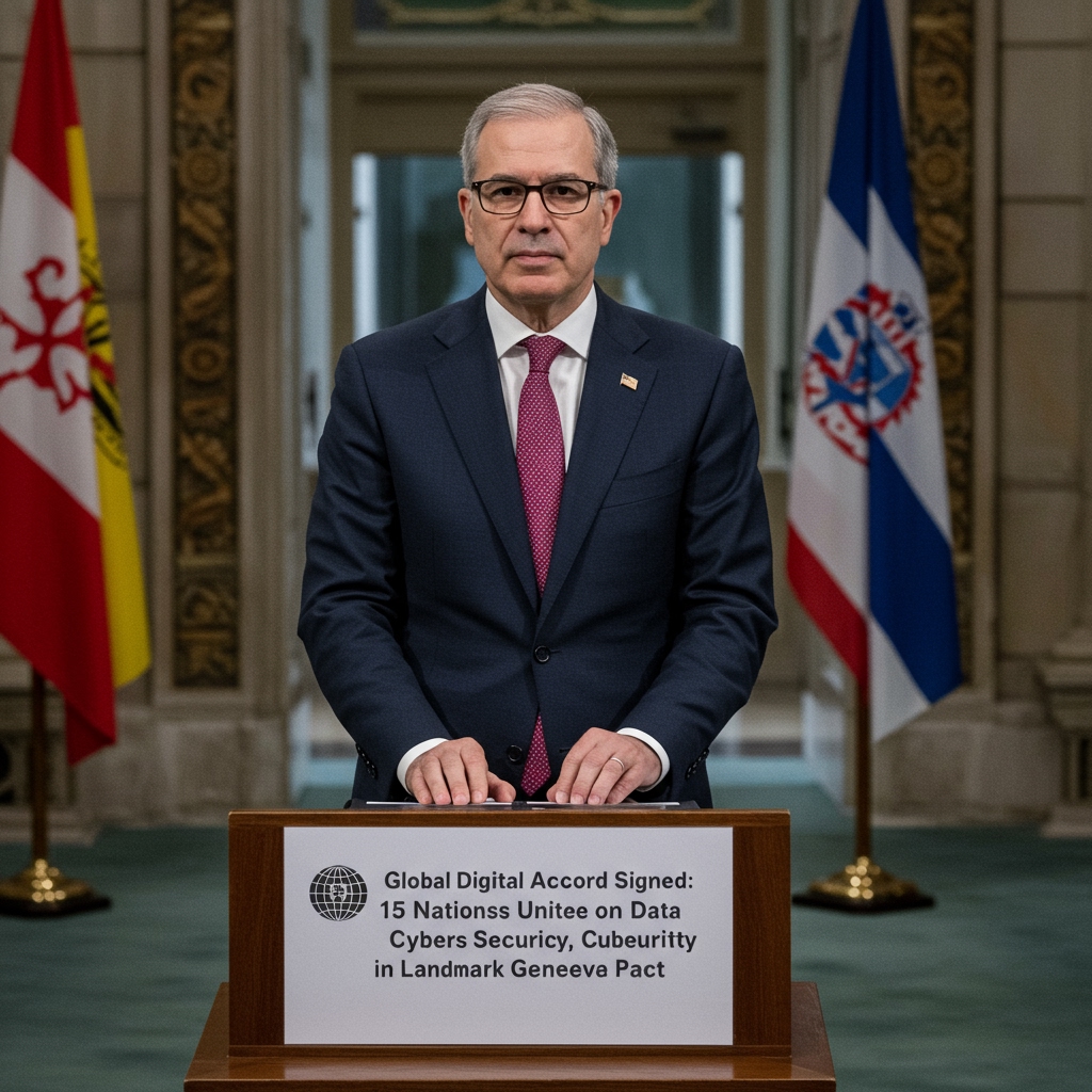 Global Digital Accord Signed: 15 Nations Unite on Data Privacy, Cybersecurity in Landmark Geneva Pact