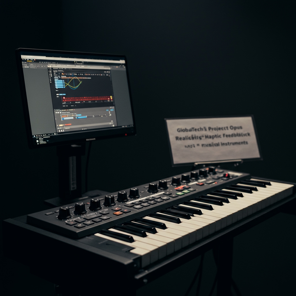 GlobalTech's Project Opus: Realistic Haptic Feedback Revolutionizes Digital Musical Instruments