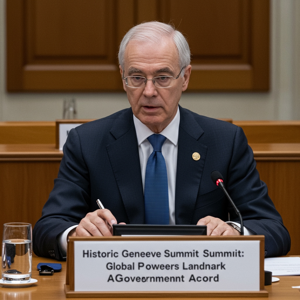 Historic Geneva Summit: Global Powers Forge Landmark AI Governance Accord