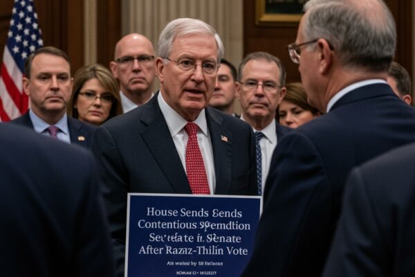 House Sends Contentious Spending Bill to Senate After Razor Thin Vote
