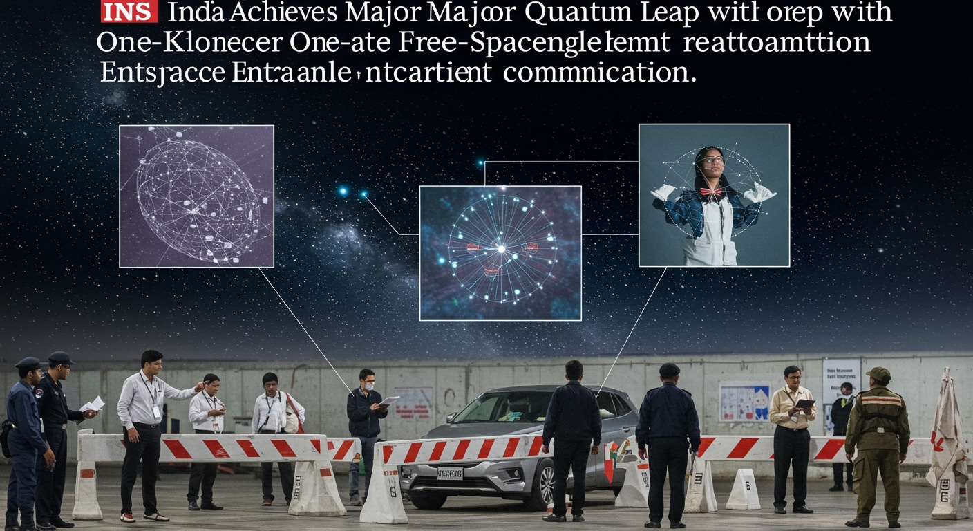 India Achieves Major Quantum Leap with One Kilometer Free Space Entanglement Communication