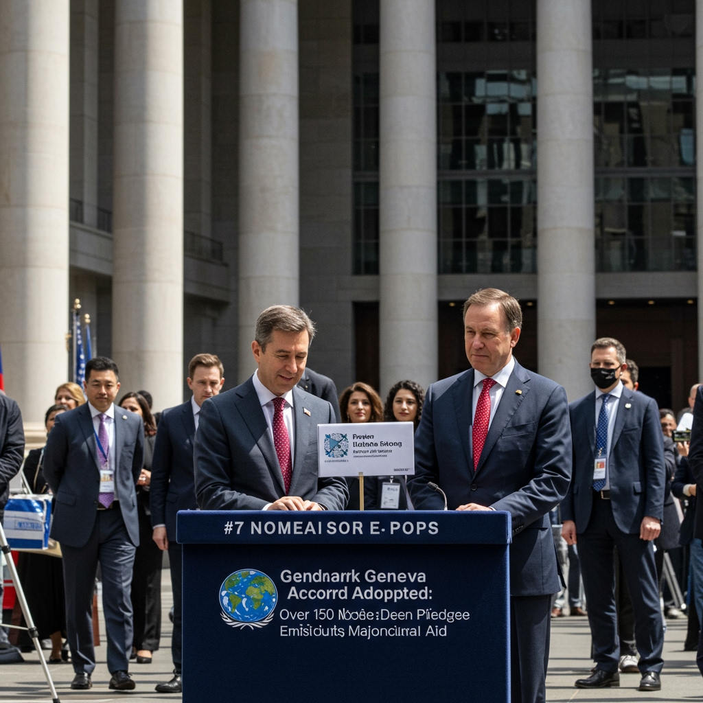 Landmark Geneva Climate Accord Adopted: Over 150 Nations Pledge Deep Emissions Cuts, Major Financial Aid