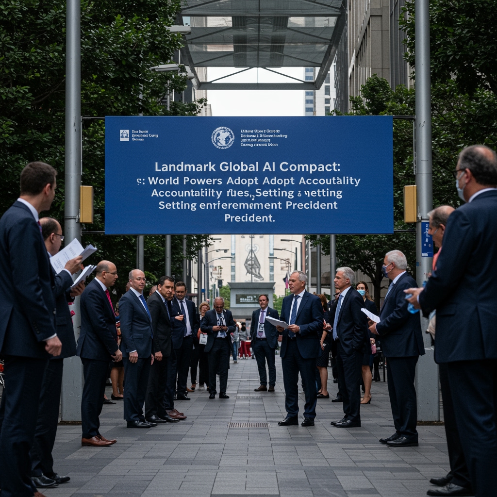 Landmark Global AI Compact: World Powers Adopt Accountability Rules, Setting Enforcement Precedent