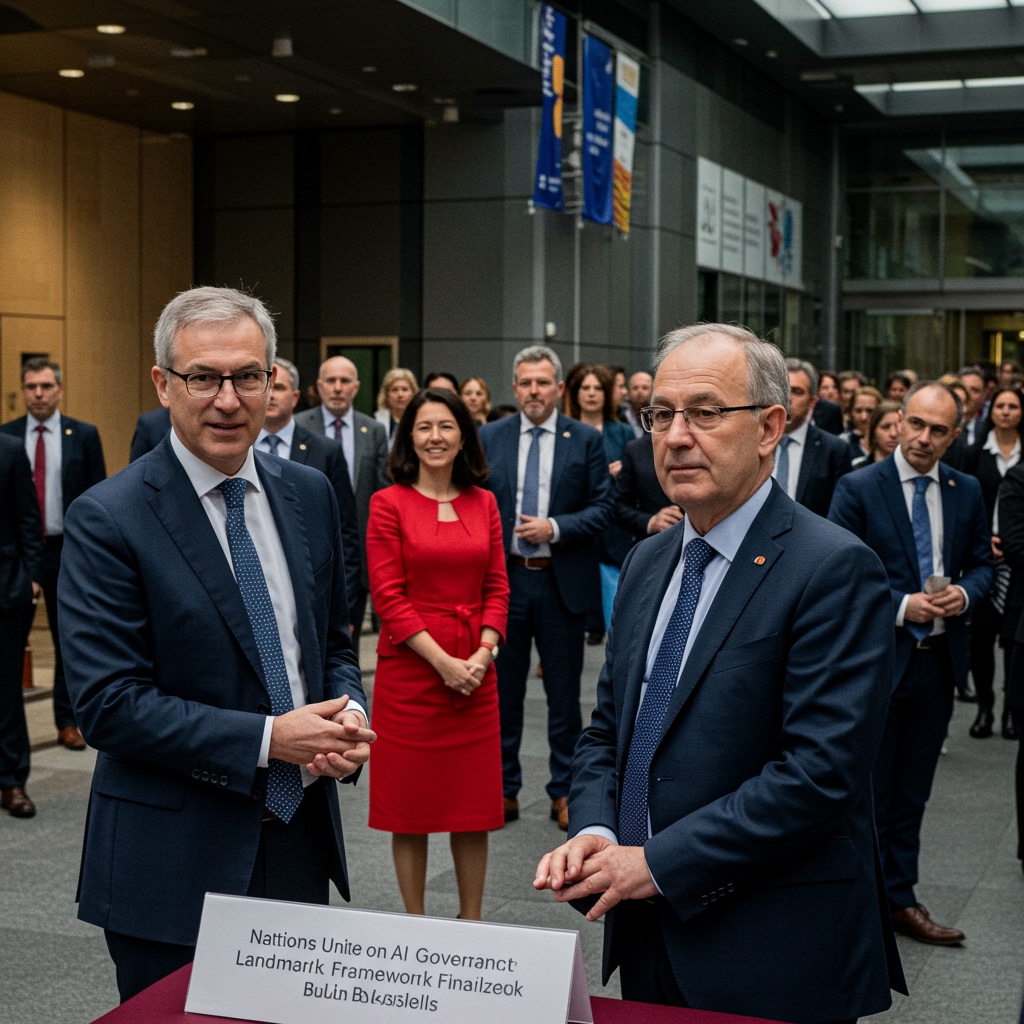 Nations Unite on AI Governance: Landmark Framework Finalized in Brussels