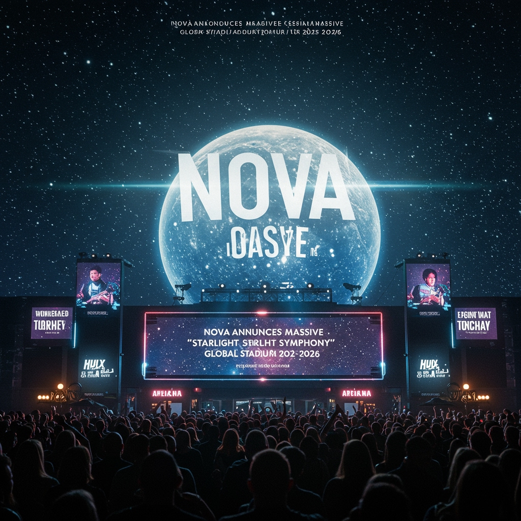 Nova Announces Massive 'Starlight Symphony' Global Stadium Tour for 2025 2026