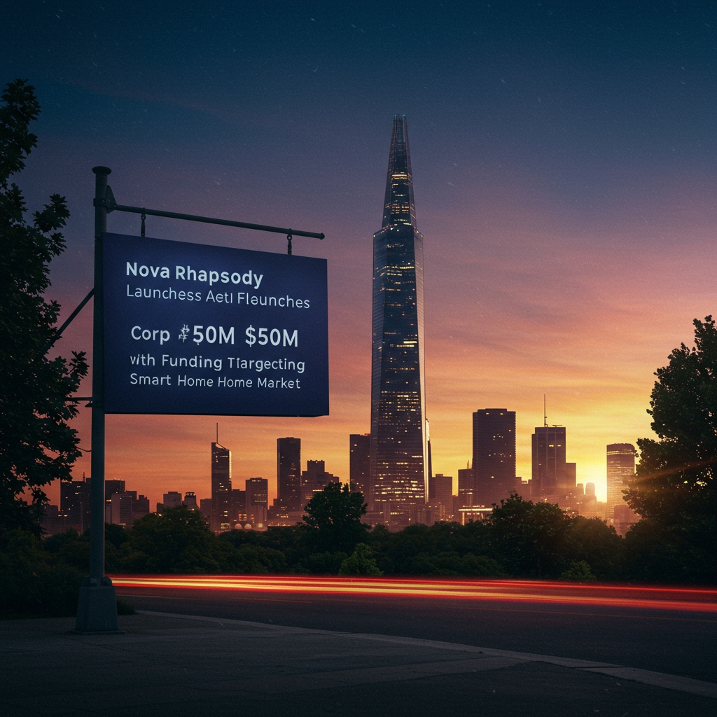 Nova Rhapsody Launches Aethel Corp with $500M Funding Targeting AI Smart Home Market