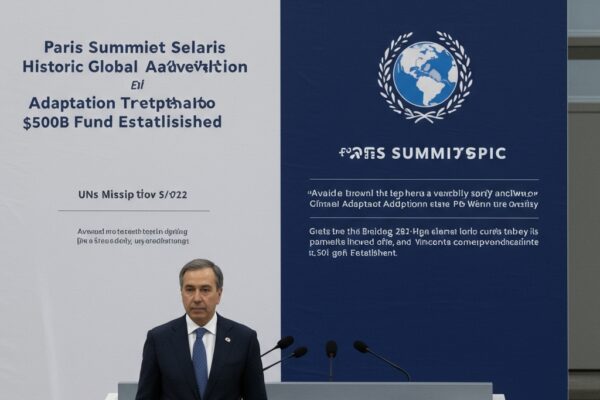 Paris Summit Seals Historic Global Climate Adaptation Treaty, $500B Fund Established