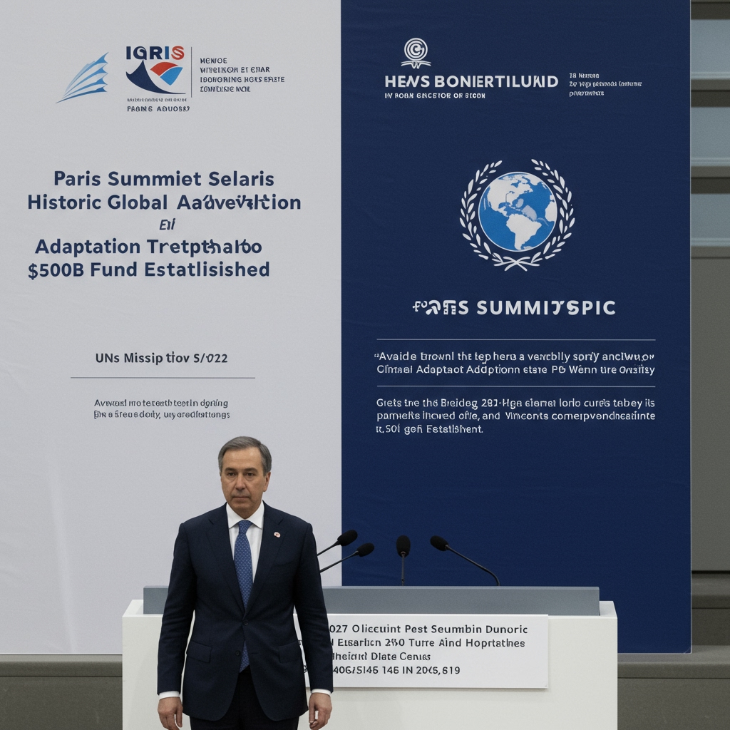 Paris Summit Seals Historic Global Climate Adaptation Treaty, $500B Fund Established