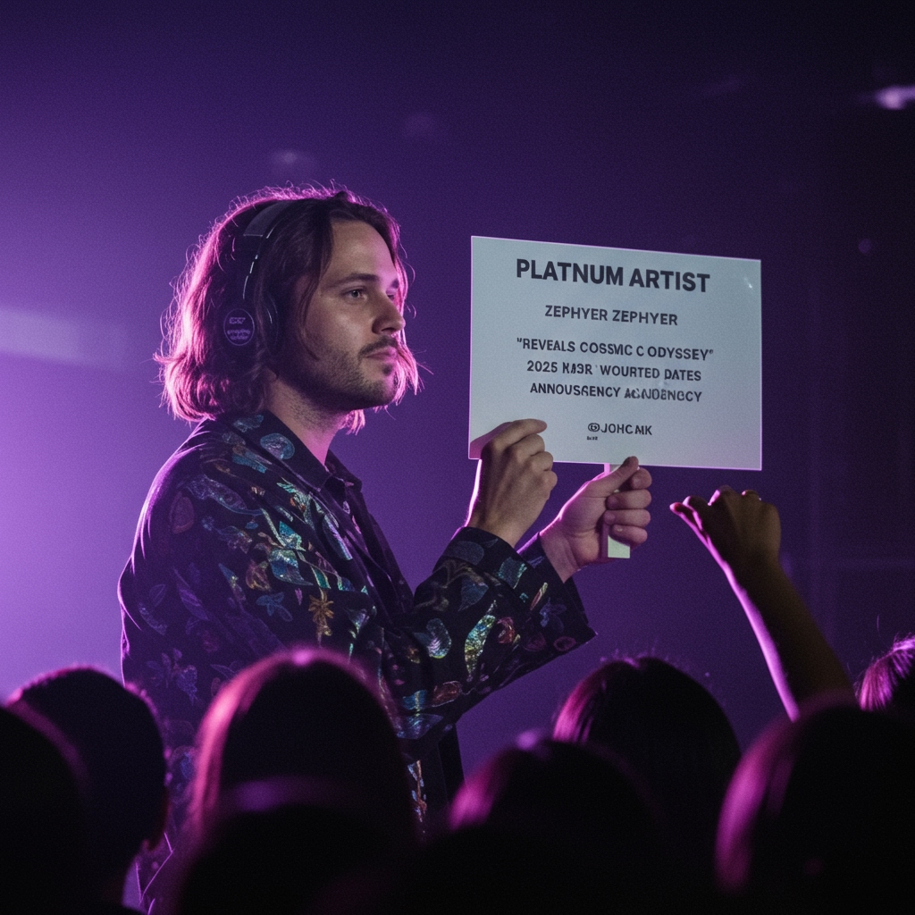 Platinum Artist Zephyr Reveals 'Cosmic Odyssey' 2025 World Tour Dates, London O2 Residency Announced