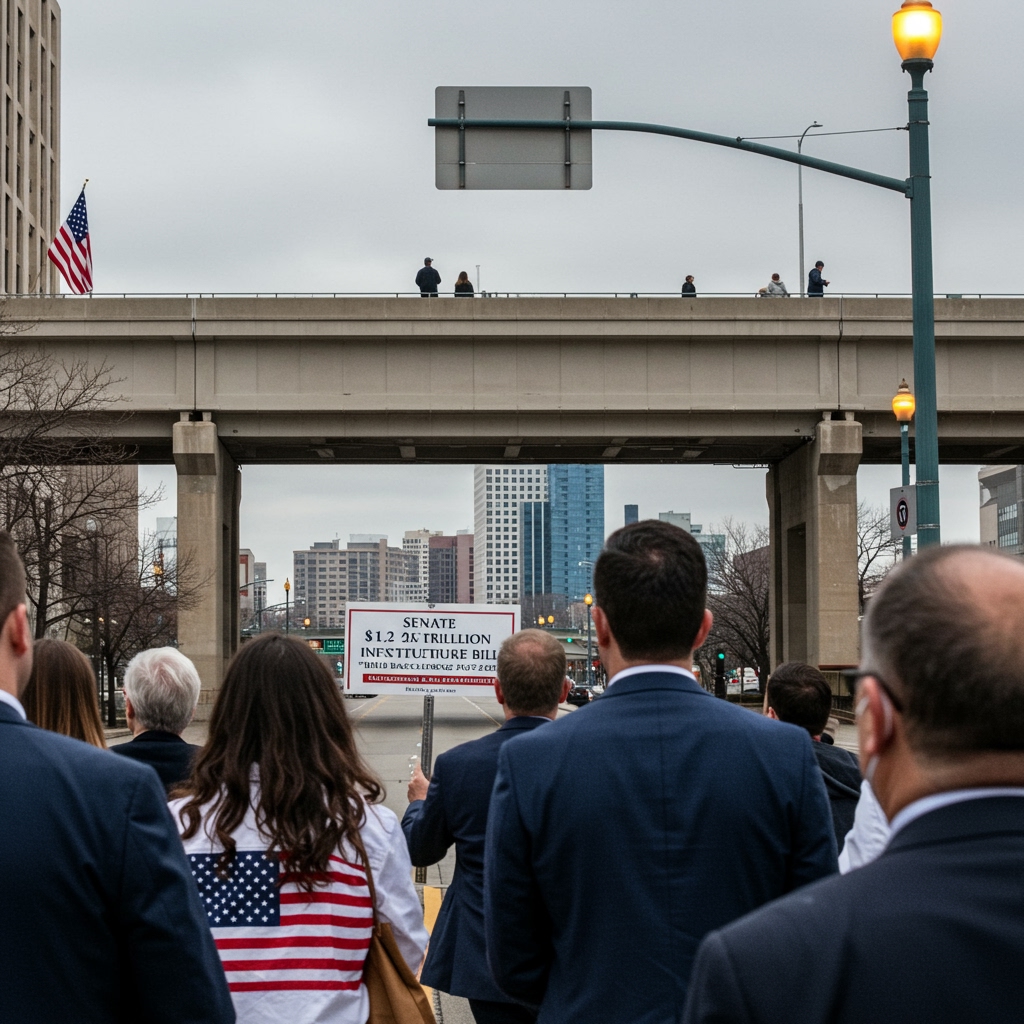 Senate Approves $1.2 Trillion Infrastructure Bill, Bipartisan 'Build Back Stronger Act of 2025' Heads to President