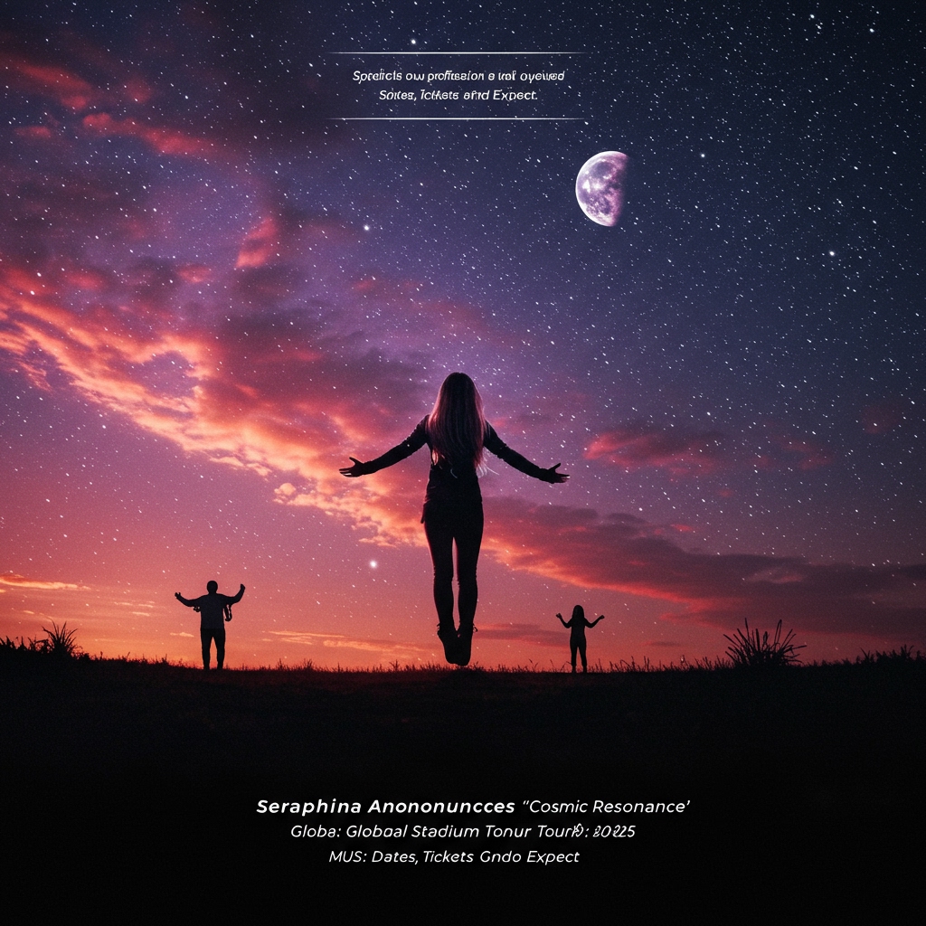 Seraphina Announces 'Cosmic Resonance' Global Stadium Tour 2025: Dates, Tickets, and What to Expect