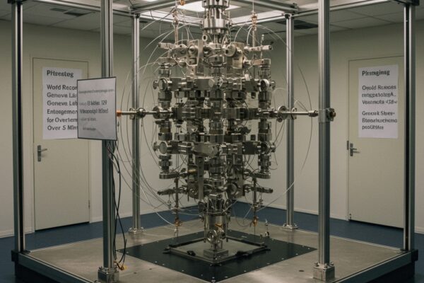 World Record Shattered: Geneva Lab Achieves Stable 128 Qubit Entanglement for Over 5 Minutes