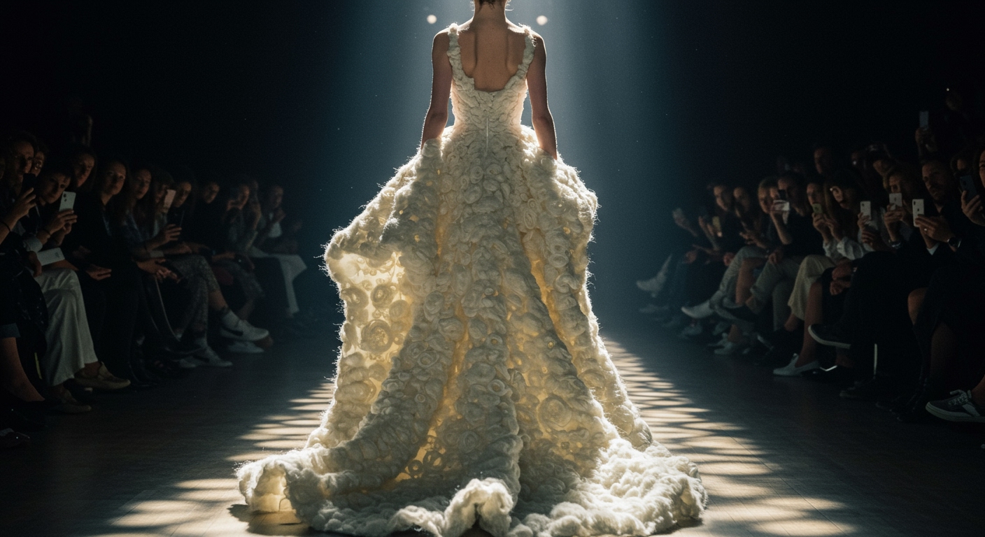 Biotech Meets Haute Couture: Spiber and Iris van Herpen Debut Revolutionary Protein Fiber Gown at Paris Fashion Week AW2025