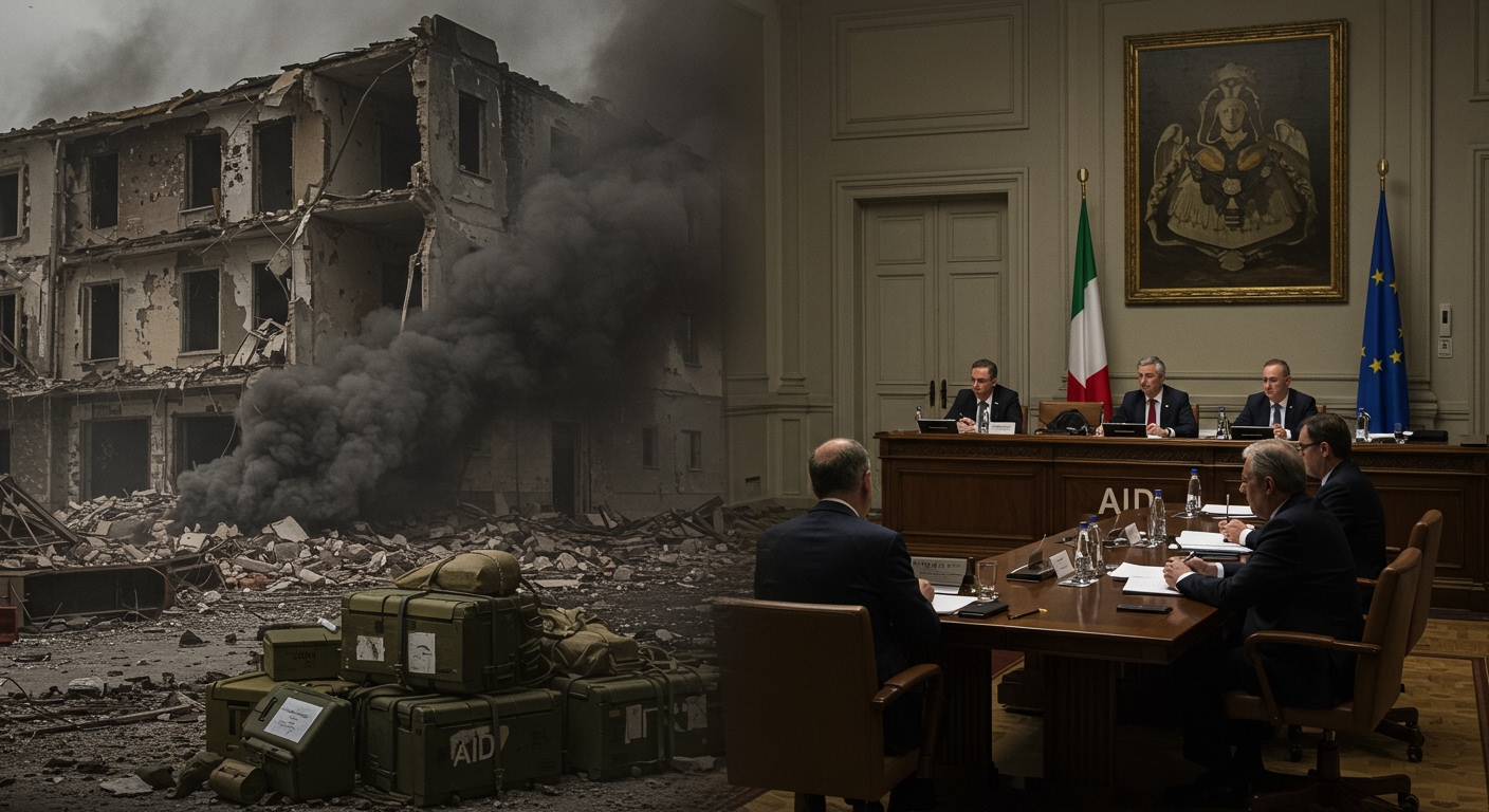 Deadly Russian Strikes Hit Kyiv and East Amid Renewed US Aid and Rome Peace Talks Push