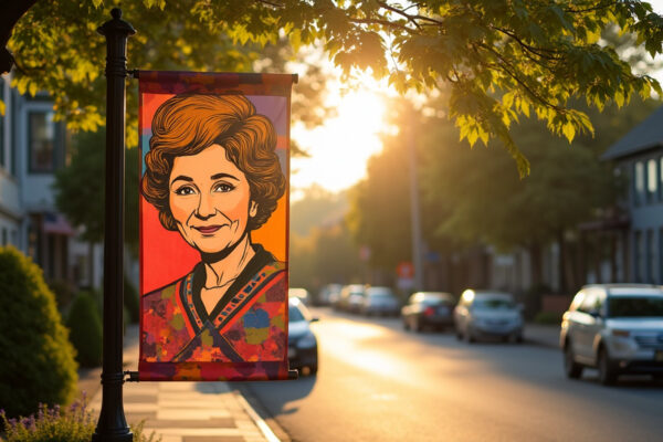 Croton on Hudson Illuminates Maple Street with Banners Honoring Artistic Legacy