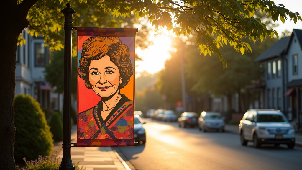Croton on Hudson Illuminates Maple Street with Banners Honoring Artistic Legacy