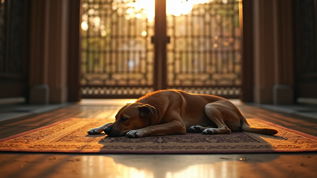Mannat's Gentle Guest: Stray Dog's Peaceful Slumber at Shah Rukh Khan's Residence Goes Viral, Internet Hails Compassion