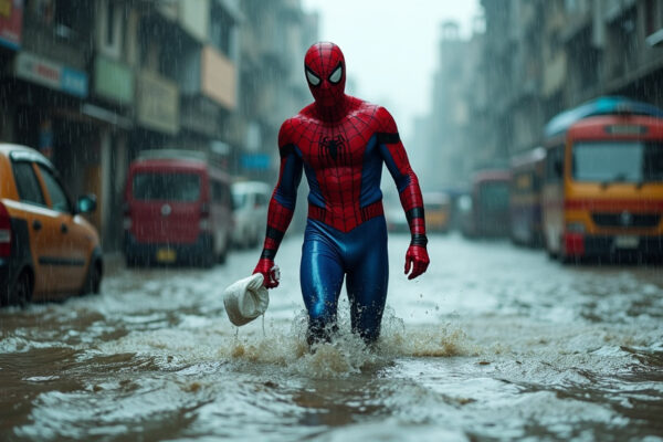 Mumbai's Monsoon Meltdown: 'Spider Man's' Viral Stand Captures City's Struggle Against Record Floods
