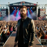 Fakemink performing live as the headliner at the Bacchanal 2026 music festival.