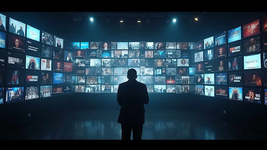 Collage of diverse TV show and movie posters displayed on multiple screens, representing a week of high-volume entertainment premieres and finales.